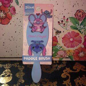Disney Lilo and stitch & Angel paddle hair brush